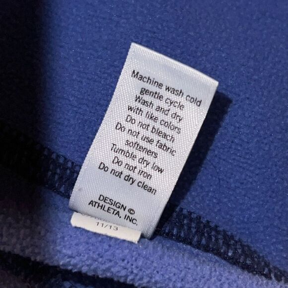 ATHLETA Periwinkle Purple Stripe Strength Zip Up Hoodie Jacket-S - Picture 10 of 10